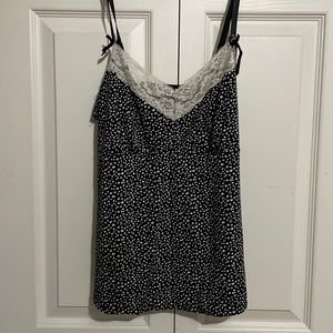 Marilyn Monroe Black Spotted Camisole -large
